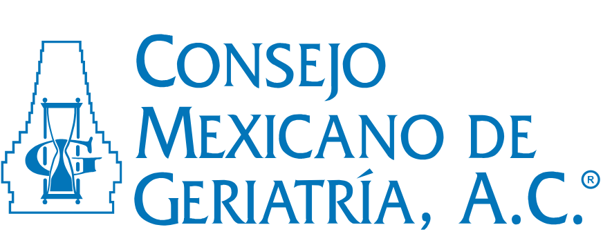 Logo Academia Mexicana de Geriatría y Consejo Mexicano de Geriatría, A.C.